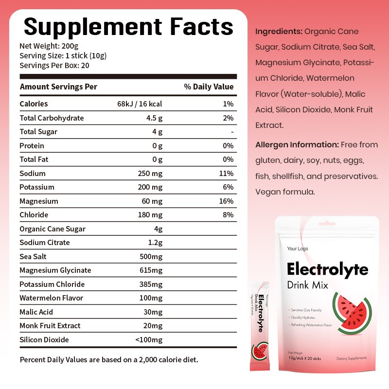 Electrolyte Powder Drink Electrolyte Powder Drink